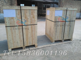 316L不銹鋼振動篩分機(jī)木箱包裝